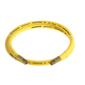 Continental 3/8" x 3' Yellow EPDM Rubber Air Hose, 300 PSI, 1/4" FNPSM x FNPSM HZY03830-03-43